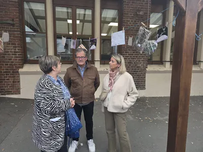 Grande Lessive Ecole Tilleul 1